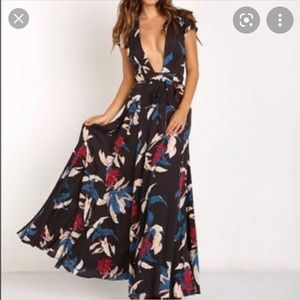 Tularosa Sid wrap maxi dress